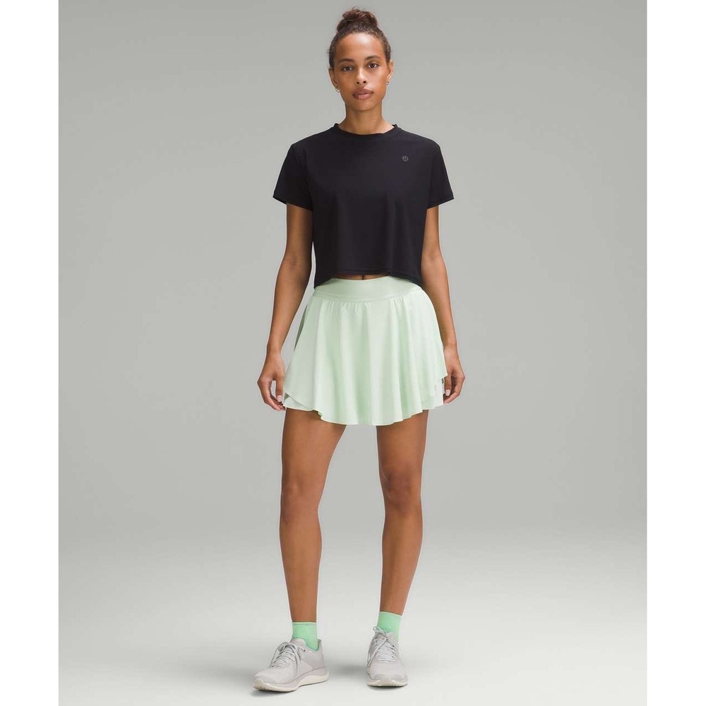 Lululemon Court Rival High-Rise Skirt 0 Mint Green Tennis Skort Lined Pickleball